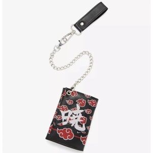 NEW Naruto Shippuden Akatsuki Trifold Wallet HOT TOPIC